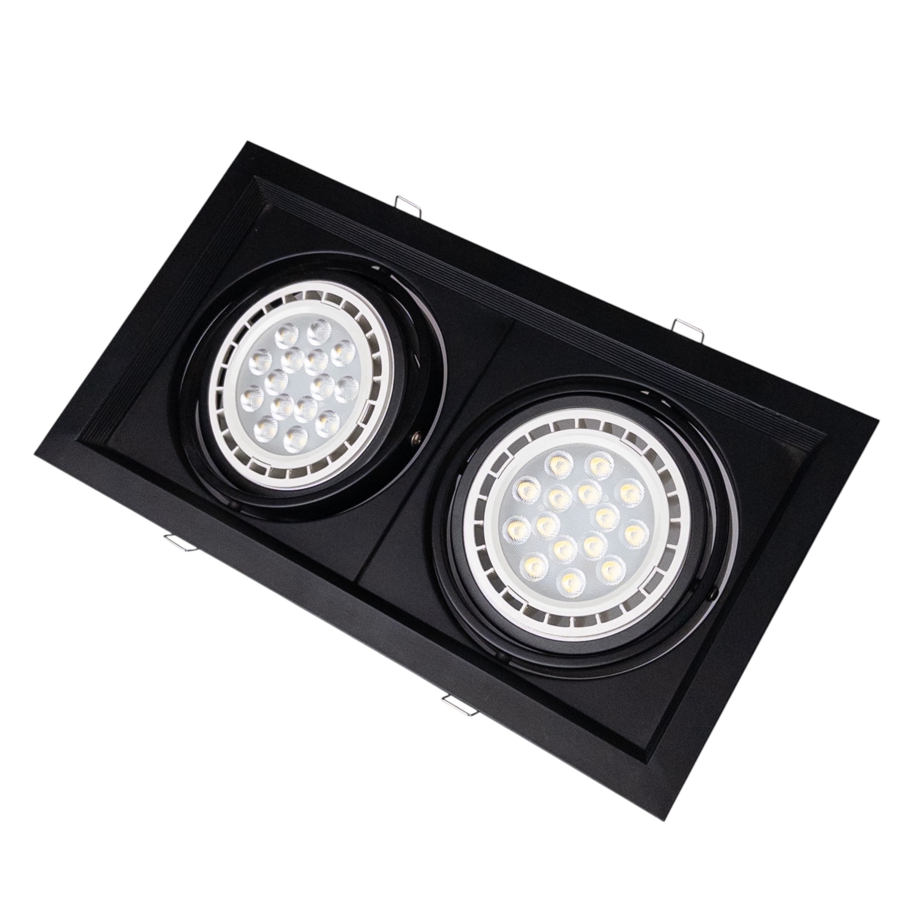 UGRADNA ARMATURA 2XAR111 CRNA | LEDTRAKE