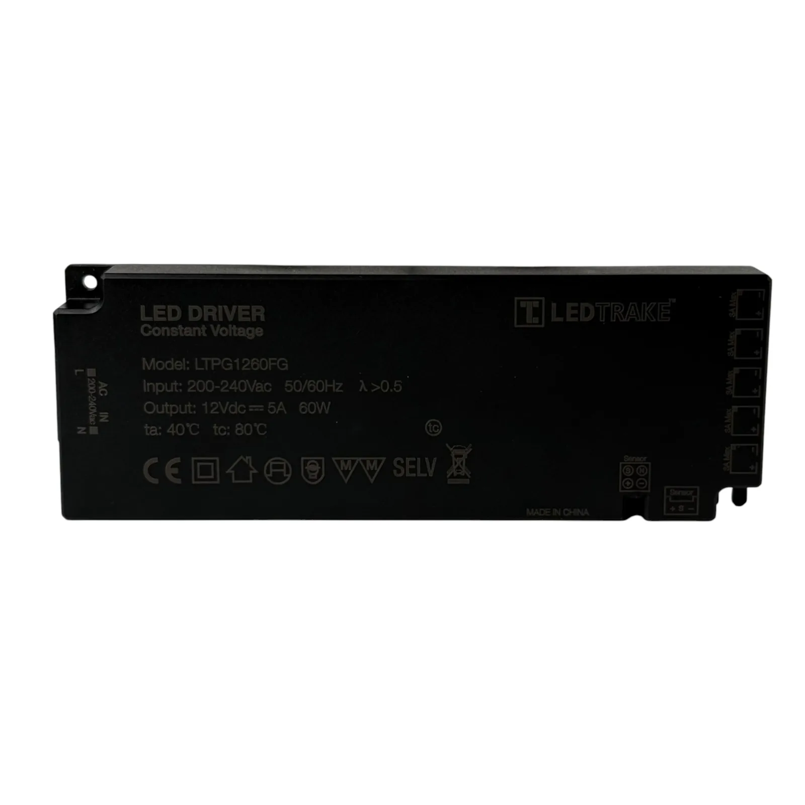 LTPG1260FG LED TRAFO, 60W, 12V | LEDTRAKE