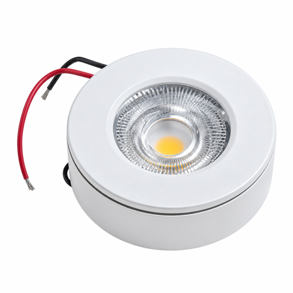 Beli okrugli spot 3000K, nadgradni 3W | Ledtrake.rs