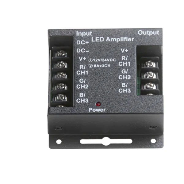 RGB pojačivač 8A po kanalu, 12V i 24V | Ledtrake.rs
