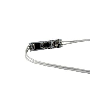 Senzor na dodir SL-DT03, bela pločica sa spiralnom oprugom i oznakama LED+ i LED−