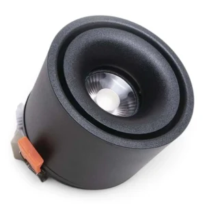 "OREO" UGRADNI DOWNLIGHT, 12W, CRNI, 3000K