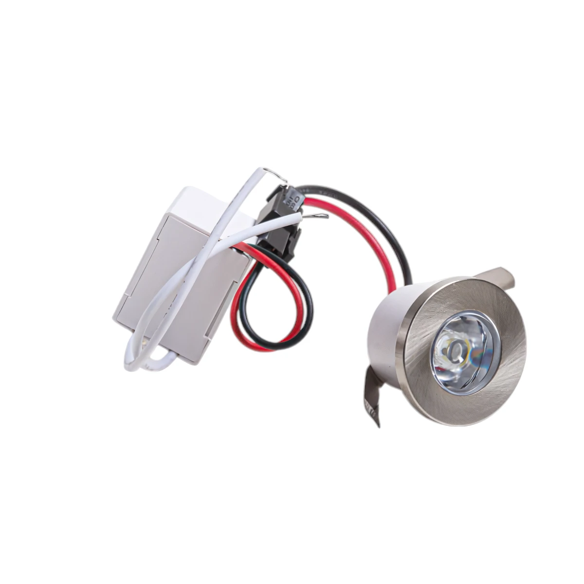 UGRADNI MINI-SPOT, KRUG, MAT HROM,1W, 6000K | LEDTRAKE