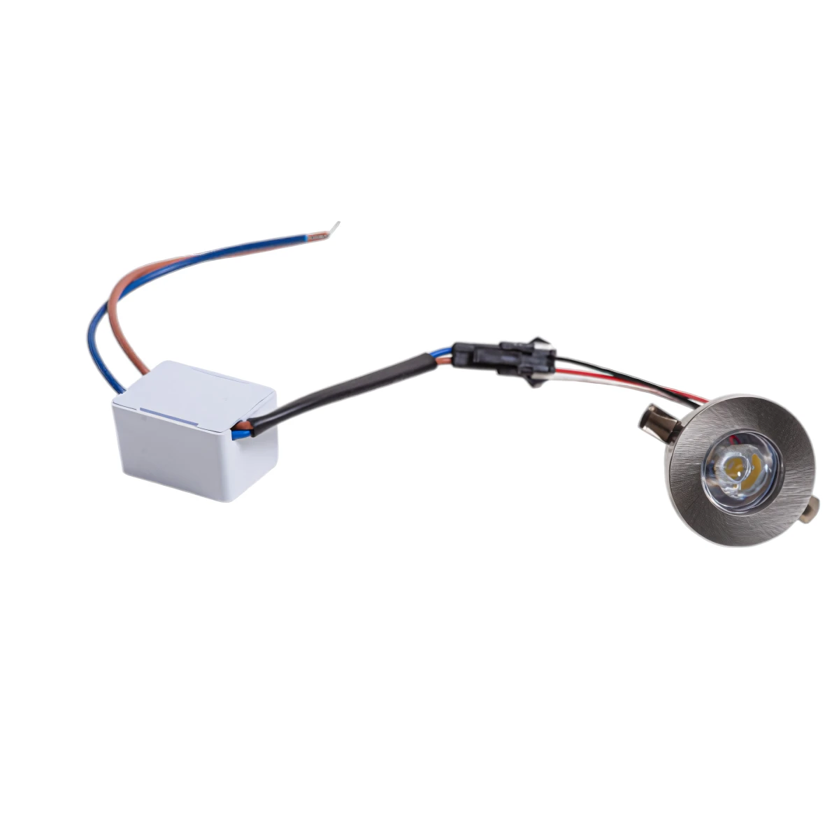 UGRADNI MINI-SPOT, 1W, KRUG, HROM, 4000K | LEDTRAKE