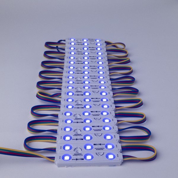 12V, LED MODUL 3/1, RGB, 1.5W | LEDTRAKE