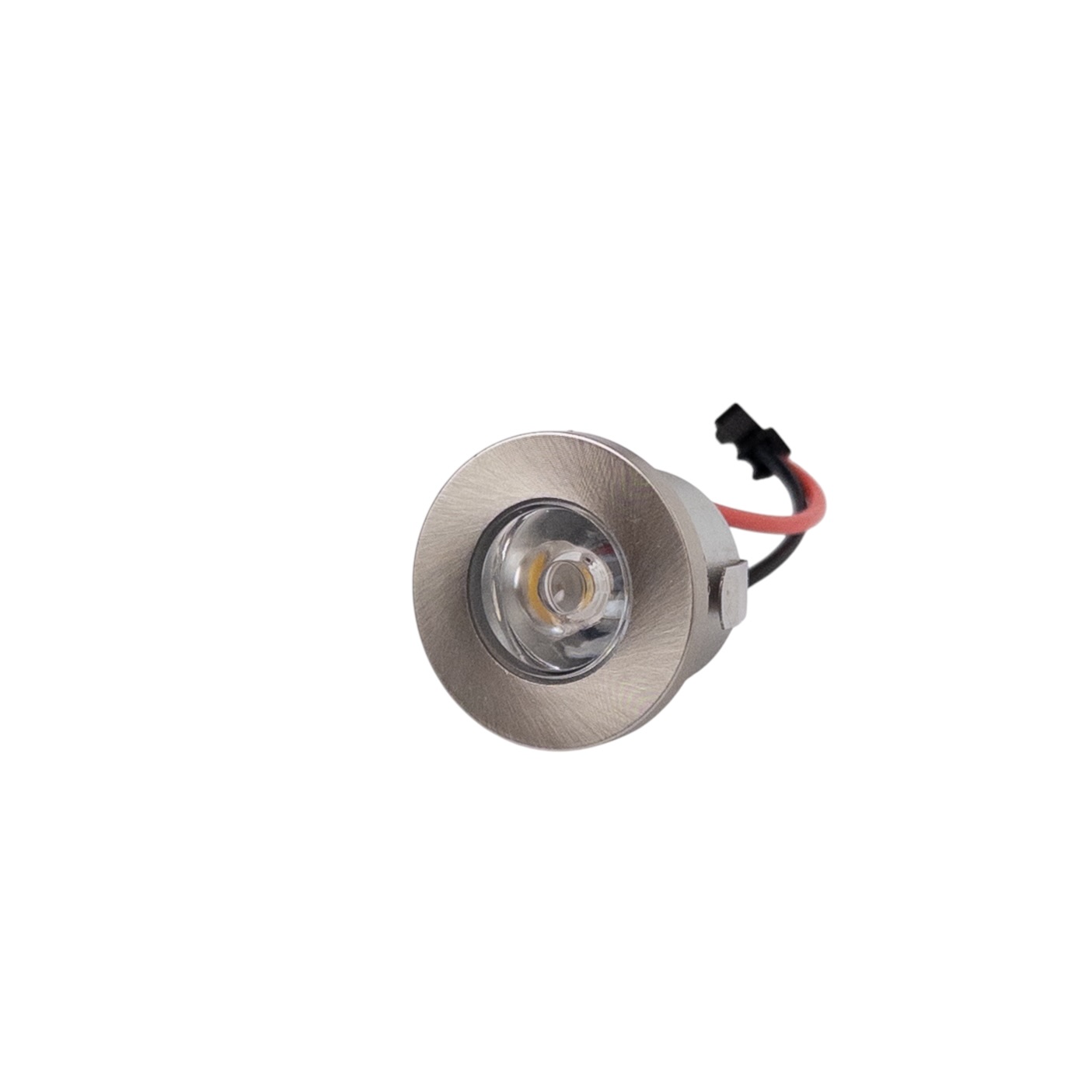 Ugradni mini spot, krug, hrom, 1W, 3000K | LEDTRAKE