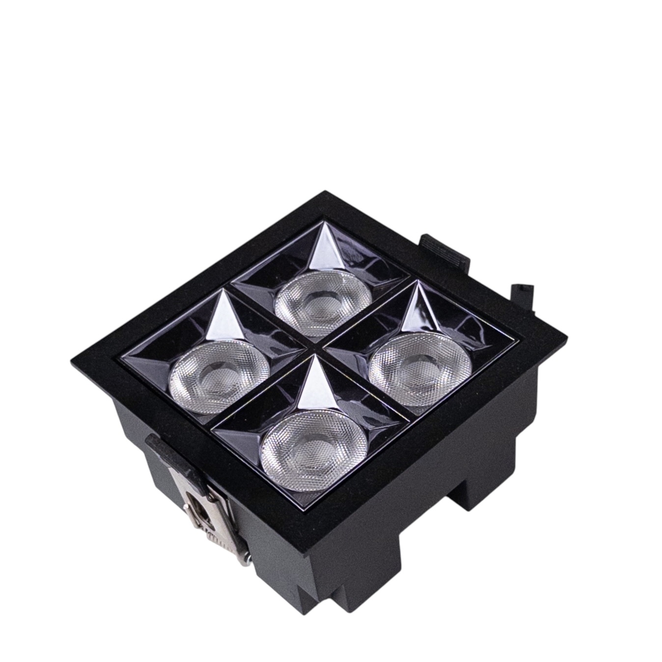Ugradni raster, 4x3W, crni | LEDTRAKE