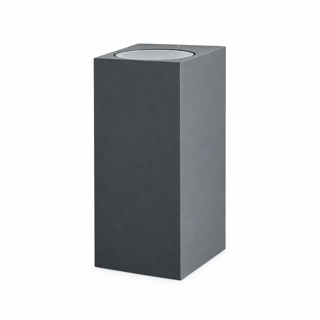 Siva zidna lampa 2x GU10 gore-dole, IP54 | Ledtrake.rs