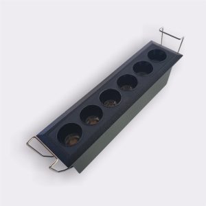 UGRADNI SPOT, IP54-6, CRNI, 12W, IP 54