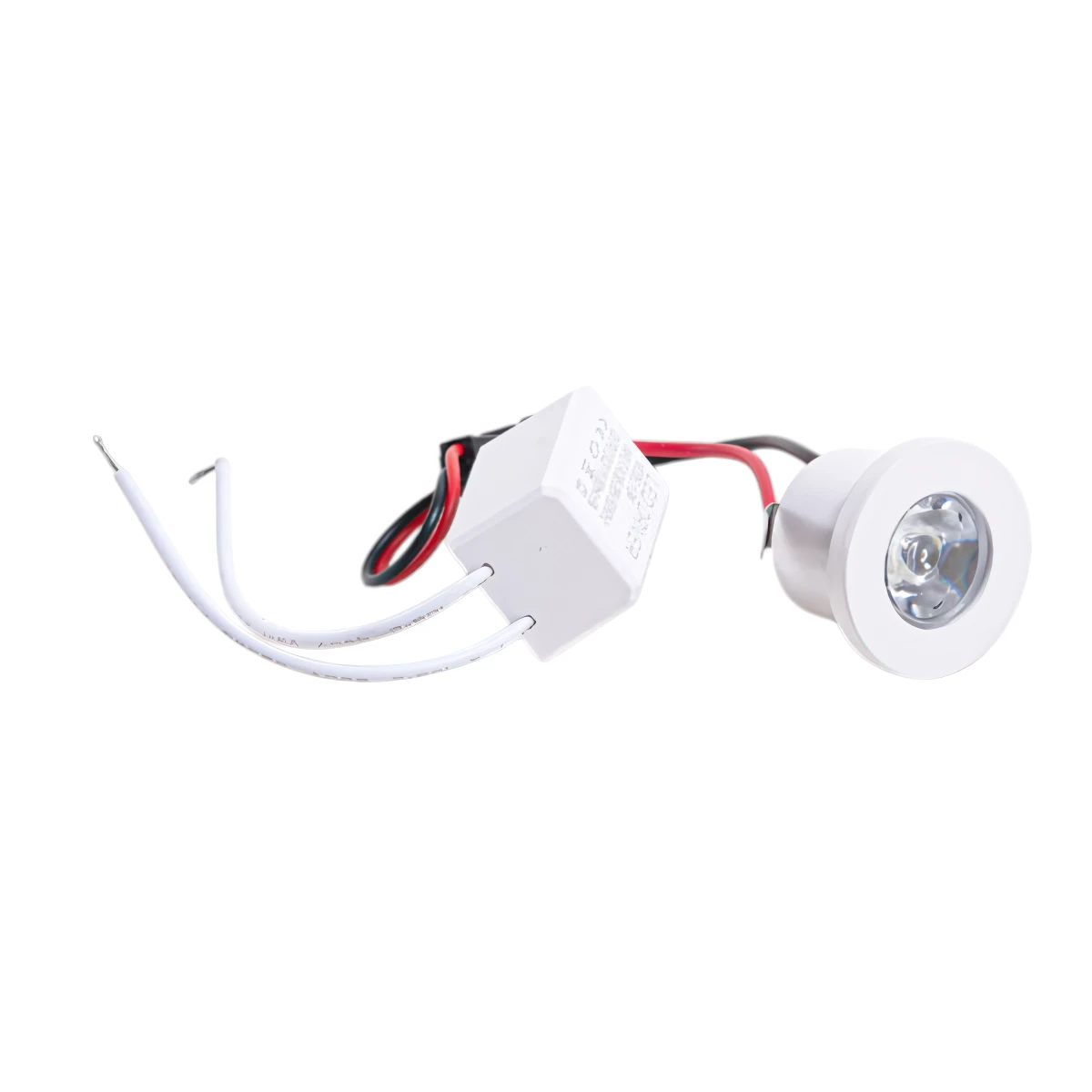 UGRADNI MINI-SPOT, KRUG, BELA,1W, 6000K | LEDTRAKE