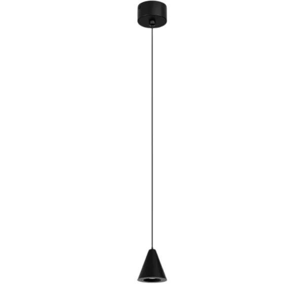 LTP0002 SOLVO KONUSNA VISILICA, 5W, CRNA | LEDTRAKE