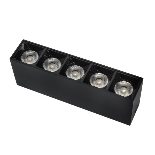 Crni nadgradni spot 15W JG-15W za izlog | Ledtrake.rs
