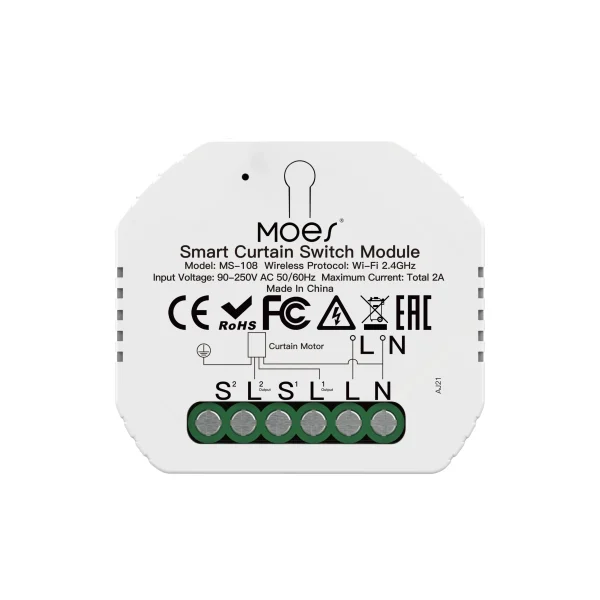Pametni modul za zavese MS-108ZR, dva smera | Ledtrake.rs