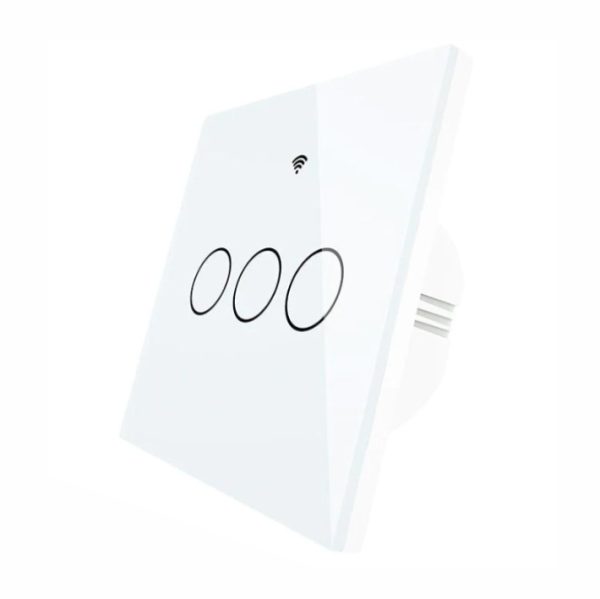Touch prekidač sa tri polja, 3 kruga, Zigbee | Ledtrake.rs