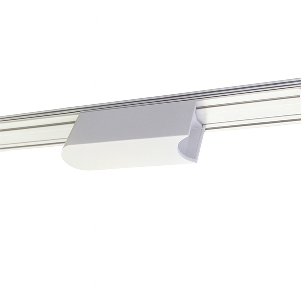 Beli poklopac za kablove 6mm za Slim šinu | Ledtrake.rs