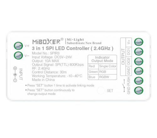 Mi Boxer, 3u1 SPI Led Controller za Smart traku, SPIR3, 2.4GHz