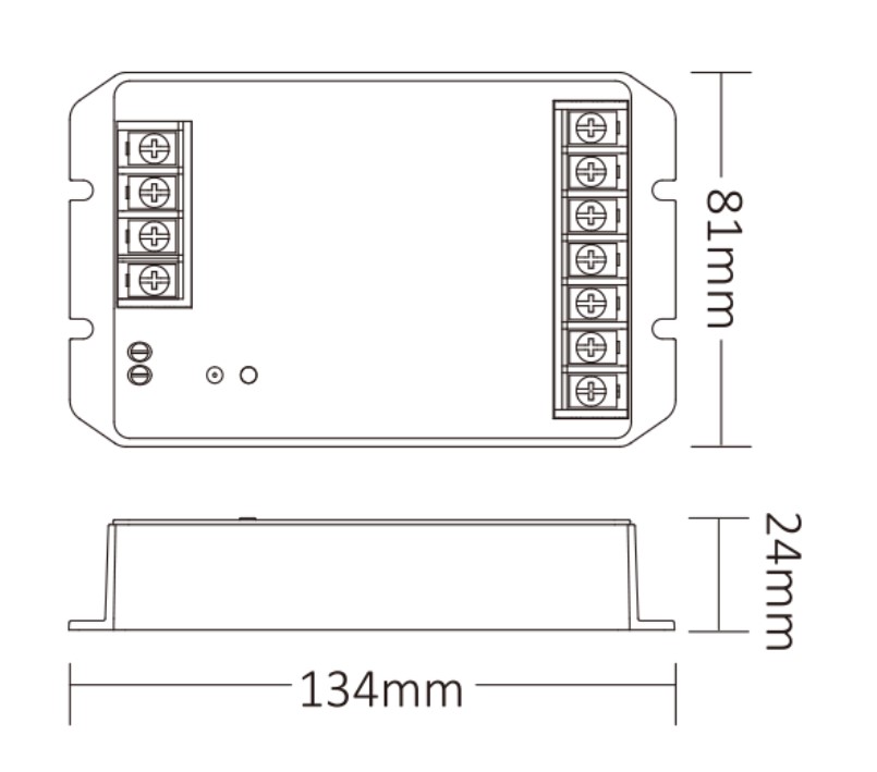 MiBoxer HR5 kontroler 5 u 1, do 30A | Ledtrake.rs
