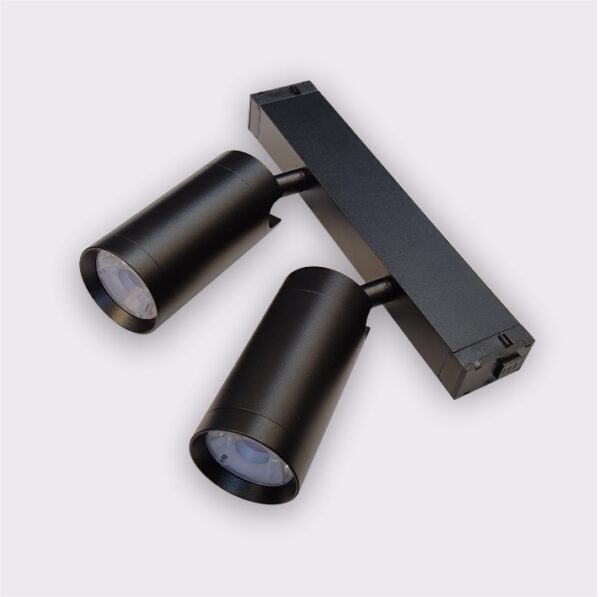 ŠINSKI TOP DUPLI CRNI, 25mm, 2X9W, LTYZ2510DG1X2
