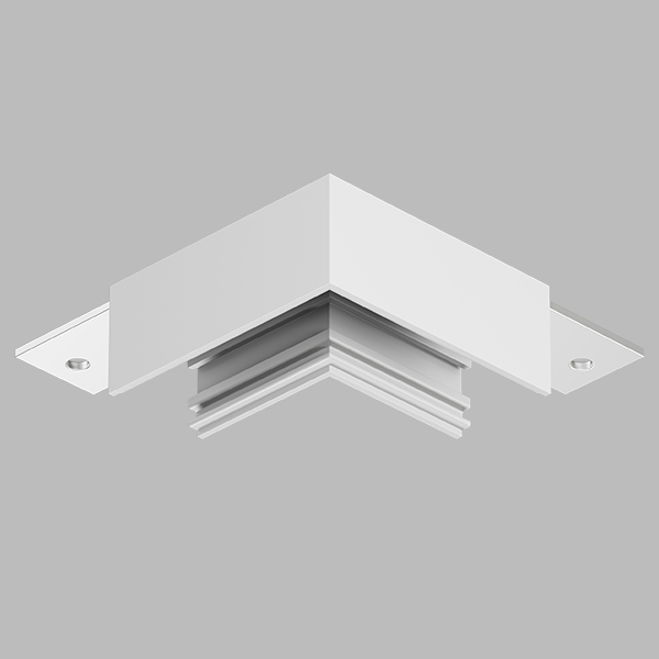 LT12HP1 UGAONI ELEMENT 90° ZA SOLVO ŠINU, BELI