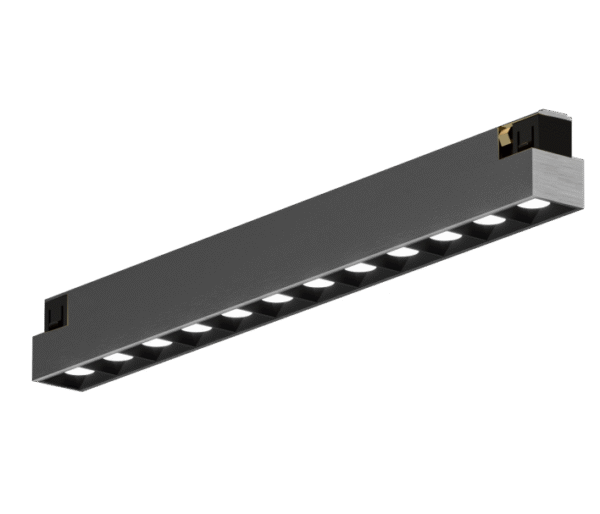 LT12042 LUX ŠINSKA RASTERSKA SVETILJKA, crni nikl, 10W, 48V, CCT+DIM