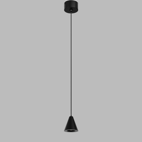 LTP0002 SOLVO KONUSNA VISILICA, 5W, CRNA
