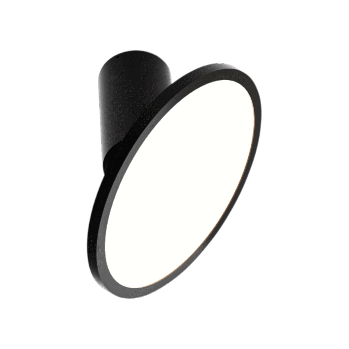Crna LED plafonjera 15W LTW0011, disk 198mm | Ledtrake.rs