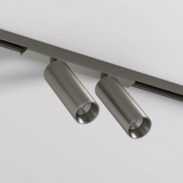 LT12021 LUX Šinski reflektor, crni nikl, 2x6W, 48V, CCT+DIM