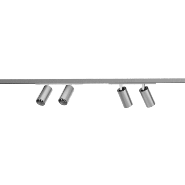 LT12021 LUX Šinski reflektor, brušeni nikl, 2x6W, 48V, CCT+DIM