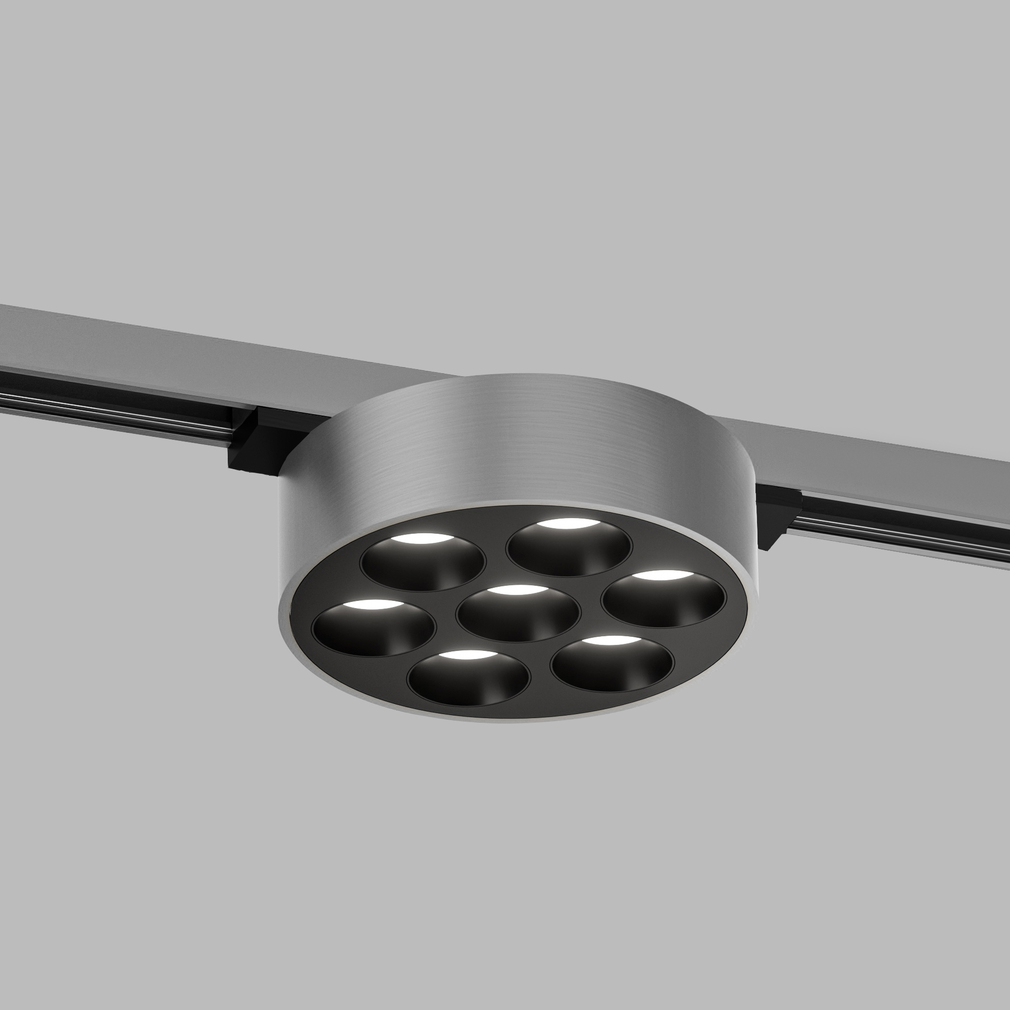 LT12062 SOLVO šinska svetiljka 8W 48V CCT+DIM, brušeni nikl
