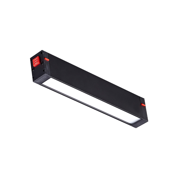 Crna linearna svetiljka 9W za šinu 25mm | Ledtrake.rs