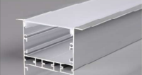 Alu profil 5035A crni za LED traku, PC difuzor, 65x35mm, 2m