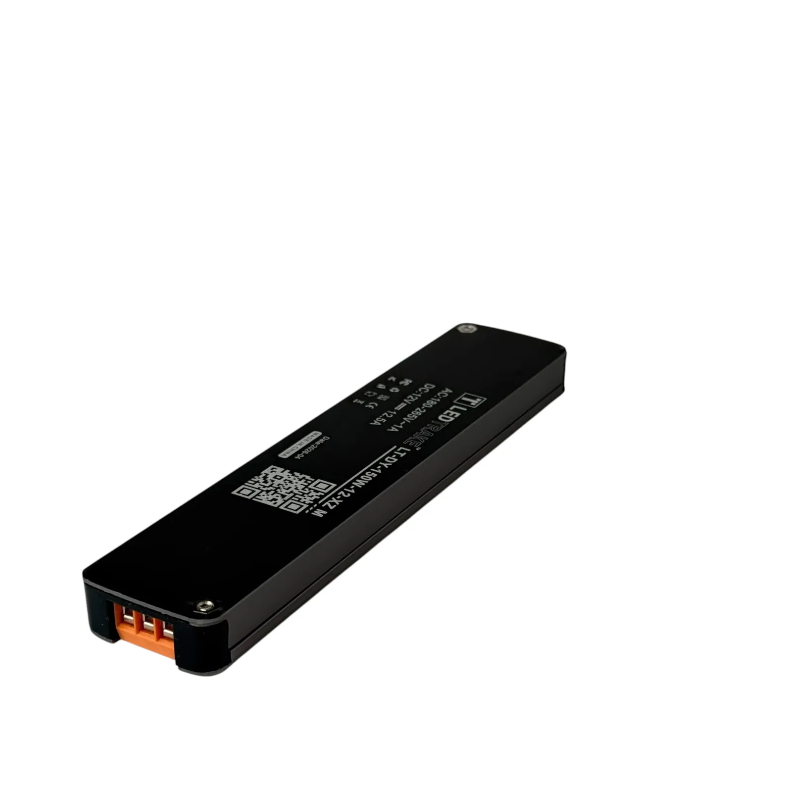 Natpis modela LT-DY-150W-12-XZ M sa ulazom AC 180–265 V i izlazom DC 12 V, 12,5 A