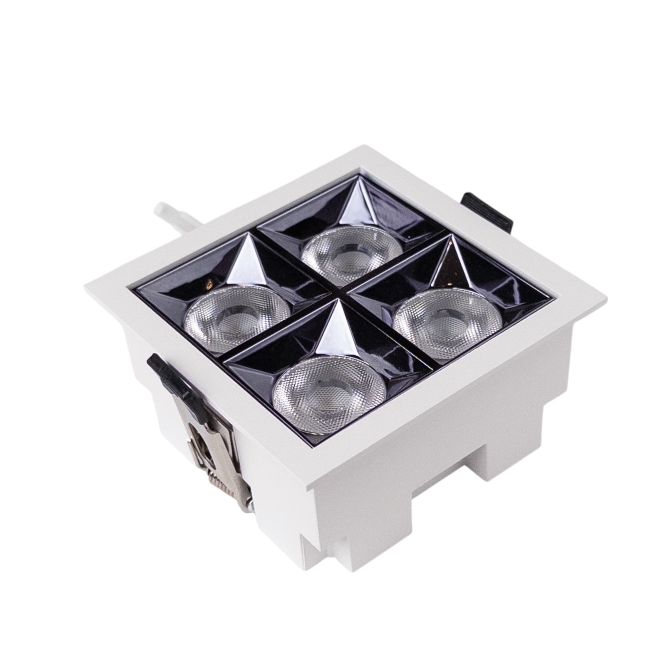 Ugradni raster, 4x3W, beli | LEDTRAKE