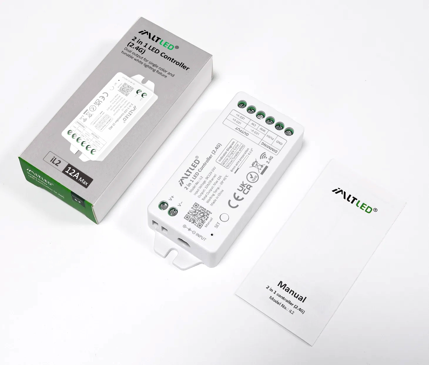 IML iL2 kontroler 2 u 1 za CCT traku, 12A | Ledtrake.rs