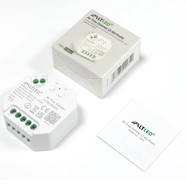 Triac dimer TD01 do 300W, taster i 2.4GHz | Ledtrake.rs